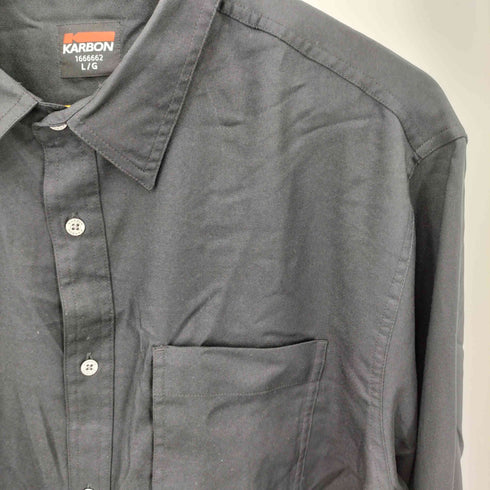KARBON レギュラーカラー長袖シャツ メンズ  L/G